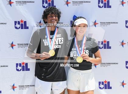 Thumbnail 2 in UIL Tennis Championships (Friday) 4A, 5A,  6A photogallery.
