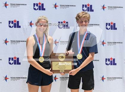 Thumbnail 1 in UIL Tennis Championships (Friday) 4A, 5A,  6A photogallery.