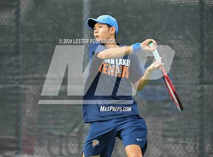 Thumbnail 1 in UIL Tennis Championships (Friday) 4A, 5A,  6A photogallery.