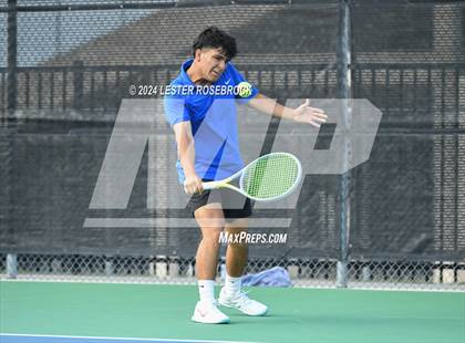 Thumbnail 1 in UIL Tennis Championships (Friday) 4A, 5A,  6A photogallery.