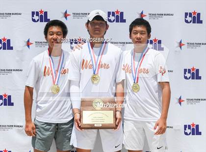 Thumbnail 3 in UIL Tennis Championships (Friday) 4A, 5A,  6A photogallery.