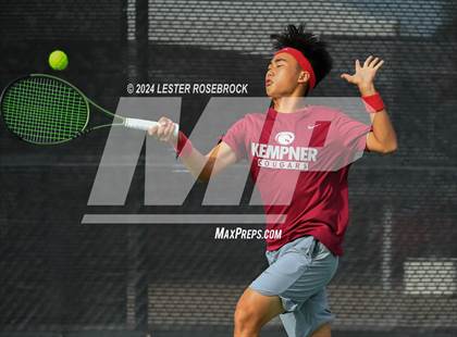 Thumbnail 3 in UIL Tennis Championships (Friday) 4A, 5A,  6A photogallery.