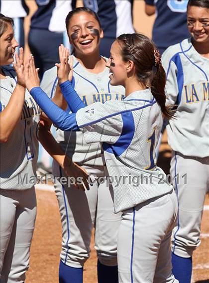 Thumbnail 2 in La Mirada vs. Camarillo (CIF SS D2 Final) photogallery.