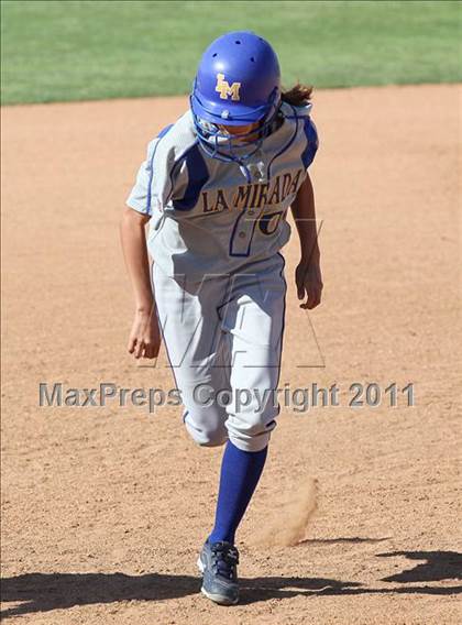 Thumbnail 2 in La Mirada vs. Camarillo (CIF SS D2 Final) photogallery.