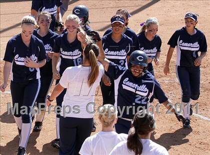 Thumbnail 2 in La Mirada vs. Camarillo (CIF SS D2 Final) photogallery.