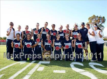 Thumbnail 2 in La Mirada vs. Camarillo (CIF SS D2 Final) photogallery.