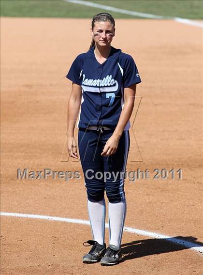 Thumbnail 1 in La Mirada vs. Camarillo (CIF SS D2 Final) photogallery.