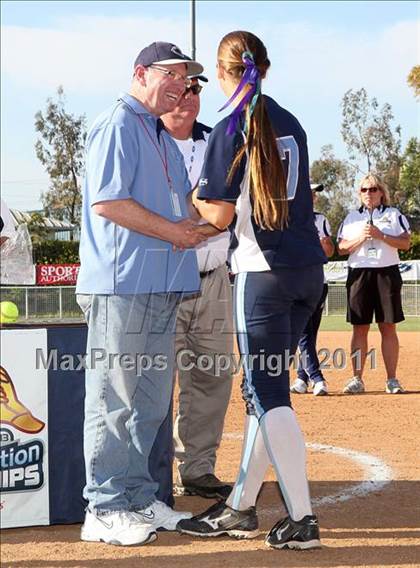 Thumbnail 2 in La Mirada vs. Camarillo (CIF SS D2 Final) photogallery.