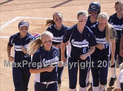 Thumbnail 1 in La Mirada vs. Camarillo (CIF SS D2 Final) photogallery.