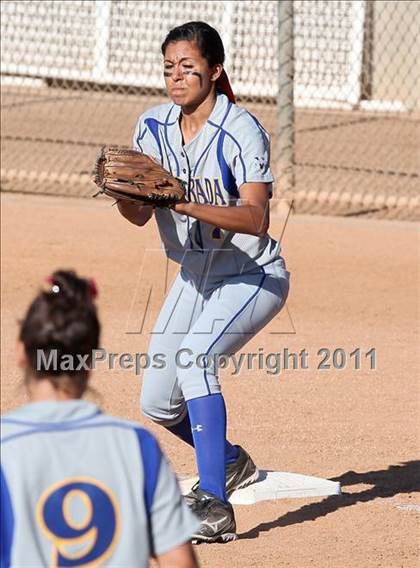 Thumbnail 1 in La Mirada vs. Camarillo (CIF SS D2 Final) photogallery.