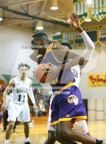 Thumbnail 1 in Fayetteville Academy vs Word of God Christian Academy (Hoops and Dreams Showcase) photogallery.