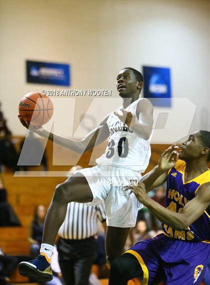Thumbnail 3 in Fayetteville Academy vs Word of God Christian Academy (Hoops and Dreams Showcase) photogallery.