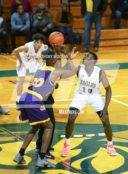 Thumbnail 1 in Fayetteville Academy vs Word of God Christian Academy (Hoops and Dreams Showcase) photogallery.