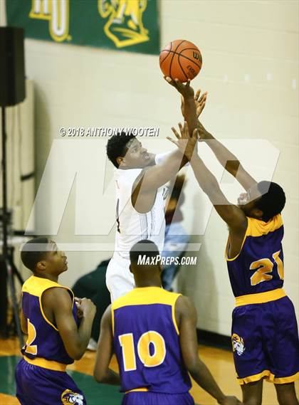 Thumbnail 1 in Fayetteville Academy vs Word of God Christian Academy (Hoops and Dreams Showcase) photogallery.