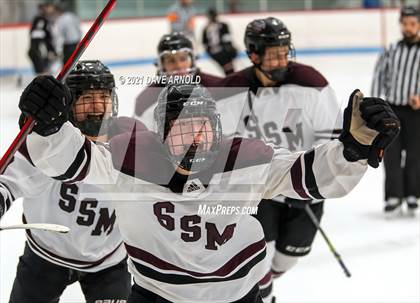 Thumbnail 3 in South Kent School vs Shattuck-St. Mary's (Prep Hockey Conference Showcase) photogallery.
