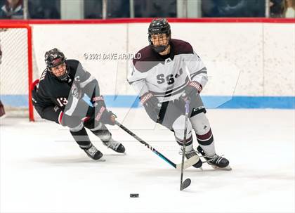 Thumbnail 2 in South Kent School vs Shattuck-St. Mary's (Prep Hockey Conference Showcase) photogallery.