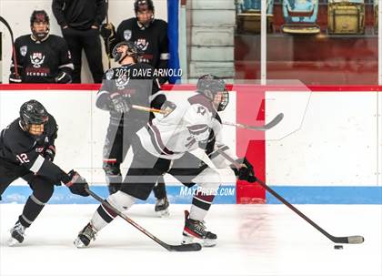 Thumbnail 2 in South Kent School vs Shattuck-St. Mary's (Prep Hockey Conference Showcase) photogallery.