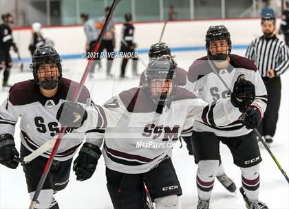 Thumbnail 3 in South Kent School vs Shattuck-St. Mary's (Prep Hockey Conference Showcase) photogallery.