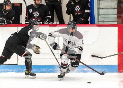 Thumbnail 2 in South Kent School vs Shattuck-St. Mary's (Prep Hockey Conference Showcase) photogallery.