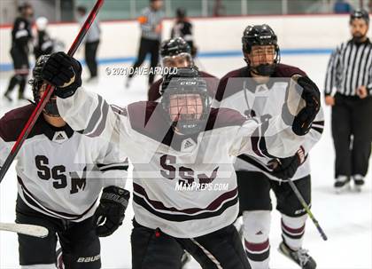 Thumbnail 2 in South Kent School vs Shattuck-St. Mary's (Prep Hockey Conference Showcase) photogallery.