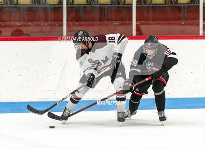 Thumbnail 3 in South Kent School vs Shattuck-St. Mary's (Prep Hockey Conference Showcase) photogallery.