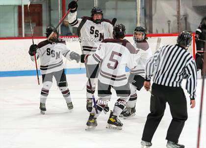 Thumbnail 3 in South Kent School vs Shattuck-St. Mary's (Prep Hockey Conference Showcase) photogallery.