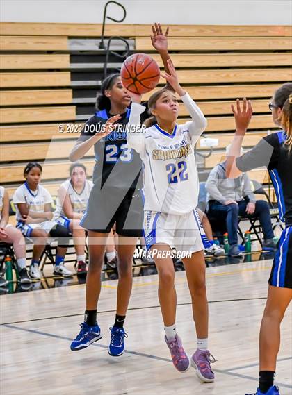 Thumbnail 2 in Priory vs. Pinole Valley (Bishop O'Dowd MLK Classic) photogallery.