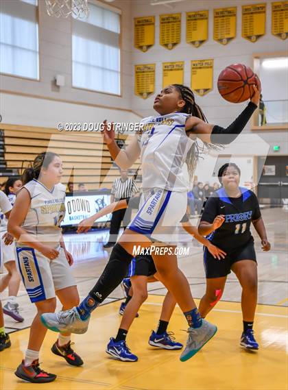 Thumbnail 2 in Priory vs. Pinole Valley (Bishop O'Dowd MLK Classic) photogallery.