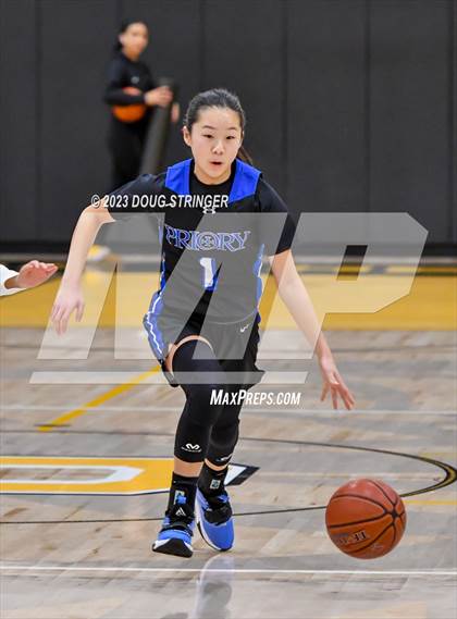 Thumbnail 1 in Priory vs. Pinole Valley (Bishop O'Dowd MLK Classic) photogallery.