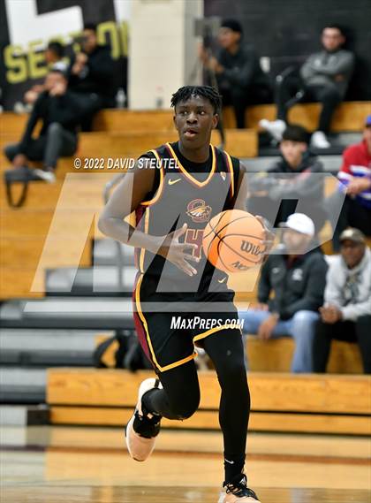 Thumbnail 2 in Clovis West vs. El Camino (NorCal Tip-Off) photogallery.