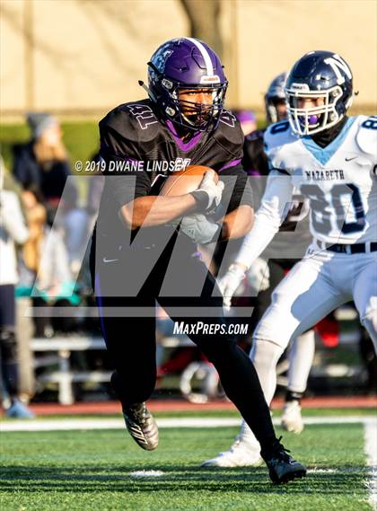 Thumbnail 2 in Nazareth Academy vs Rolling Meadows (IHSA 7A Semifinal) photogallery.