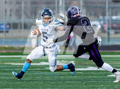 Thumbnail 3 in Nazareth Academy vs Rolling Meadows (IHSA 7A Semifinal) photogallery.