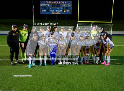 Thumbnail 3 in Del Oro vs. Davis Sr. (CIF SJS Division 1 Final) photogallery.