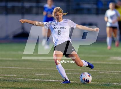 Thumbnail 3 in Del Oro vs. Davis Sr. (CIF SJS Division 1 Final) photogallery.