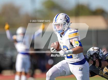 Thumbnail 1 in Brock vs. Clyde (UIL 3A D1 Region Playoff) photogallery.