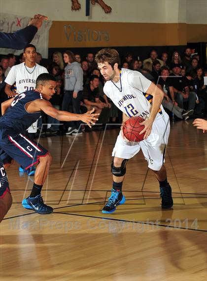 Thumbnail 1 in Riverside Christian vs. Capistrano Valley Christian photogallery.