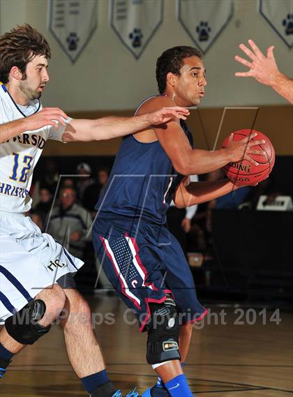 Thumbnail 2 in Riverside Christian vs. Capistrano Valley Christian photogallery.