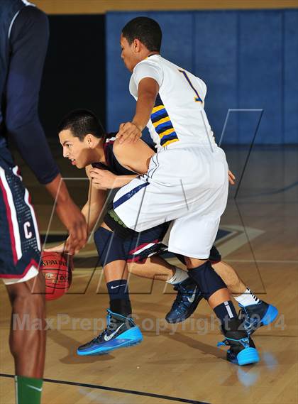 Thumbnail 1 in Riverside Christian vs. Capistrano Valley Christian photogallery.