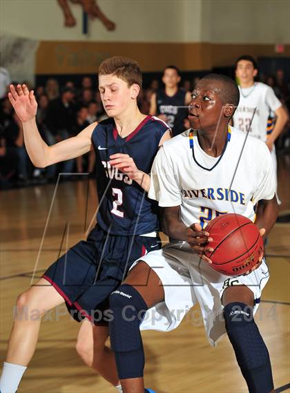 Thumbnail 2 in Riverside Christian vs. Capistrano Valley Christian photogallery.