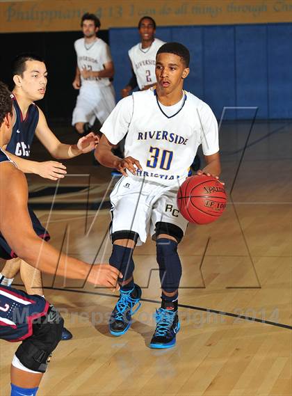 Thumbnail 3 in Riverside Christian vs. Capistrano Valley Christian photogallery.