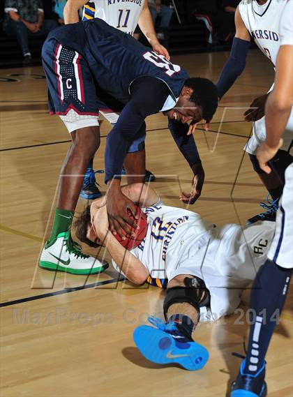 Thumbnail 1 in Riverside Christian vs. Capistrano Valley Christian photogallery.