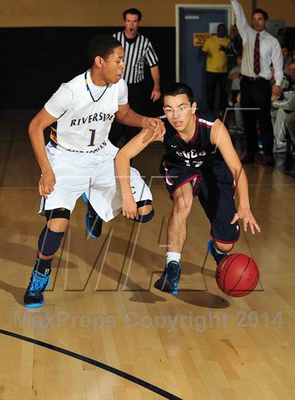 Thumbnail 2 in Riverside Christian vs. Capistrano Valley Christian photogallery.