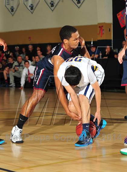 Thumbnail 1 in Riverside Christian vs. Capistrano Valley Christian photogallery.