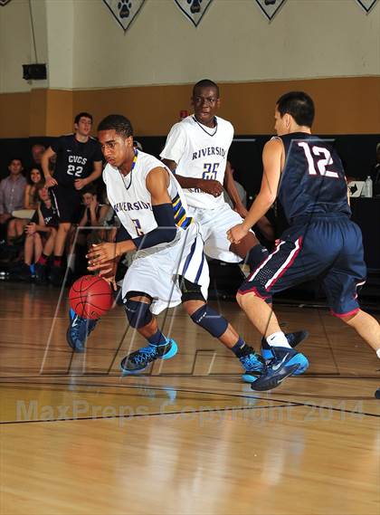 Thumbnail 2 in Riverside Christian vs. Capistrano Valley Christian photogallery.