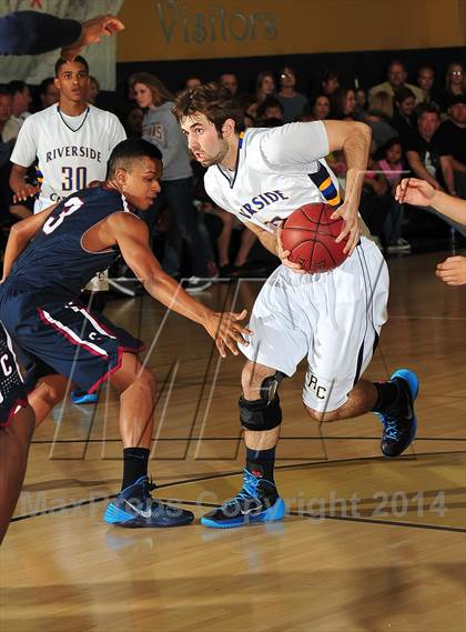 Thumbnail 2 in Riverside Christian vs. Capistrano Valley Christian photogallery.