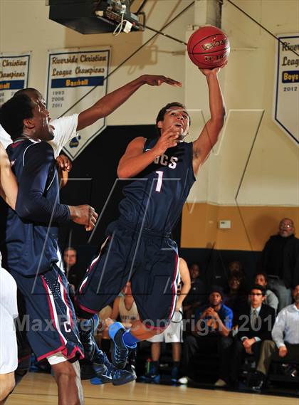 Thumbnail 1 in Riverside Christian vs. Capistrano Valley Christian photogallery.