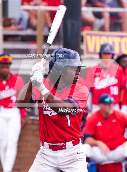 Thumbnail 3 in Atascocita vs. Pearland (UIL Baseball 6A Region 3 Area) photogallery.
