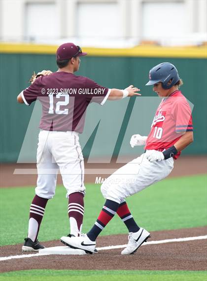 Thumbnail 3 in Atascocita vs. Pearland (UIL Baseball 6A Region 3 Area) photogallery.