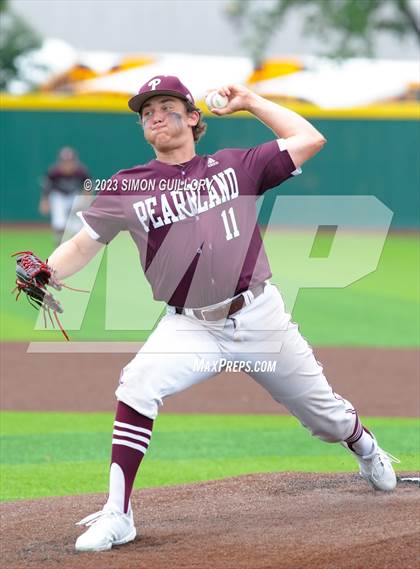 Thumbnail 1 in Atascocita vs. Pearland (UIL Baseball 6A Region 3 Area) photogallery.