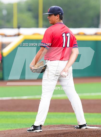 Thumbnail 3 in Atascocita vs. Pearland (UIL Baseball 6A Region 3 Area) photogallery.
